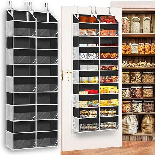 Over the Door Organizer 5 Tiers, Extra Large Behind Door Storage of 10 by Ofiray-home