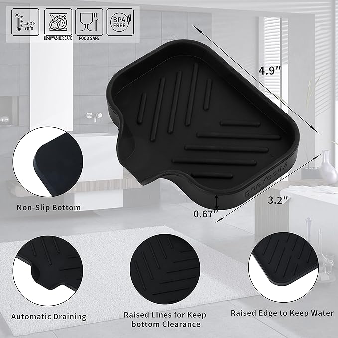 Silicone Bathroom Soap Dishes - Image 2