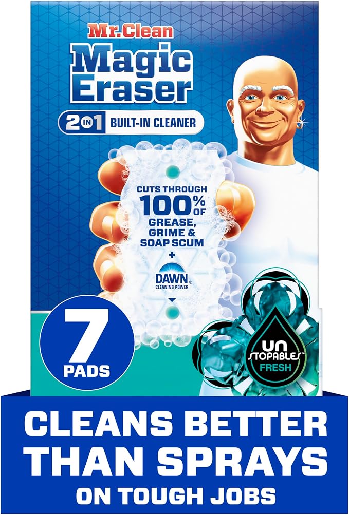 Mr. Clean Magic Eraser Foaming Sponge, All Purpose Cleaner, Dawn Cleaning Power by MrClean