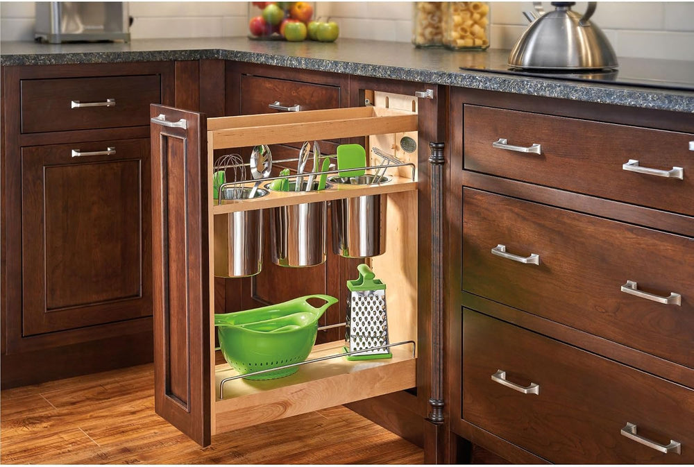 Rev-A-Shelf Pullout Organizer w/Soft-Close, Min Cabinet Opening 8.5" W