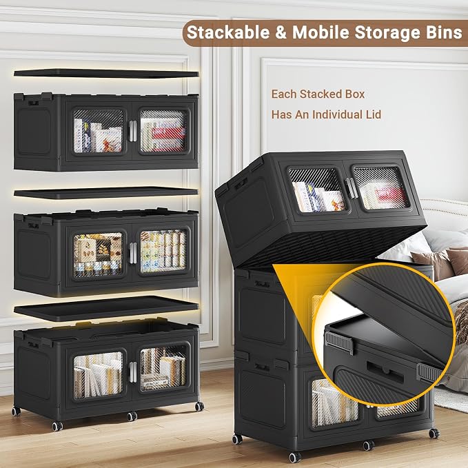 BROVIEW 900 Qt Stackable Storage Bin - Image 4