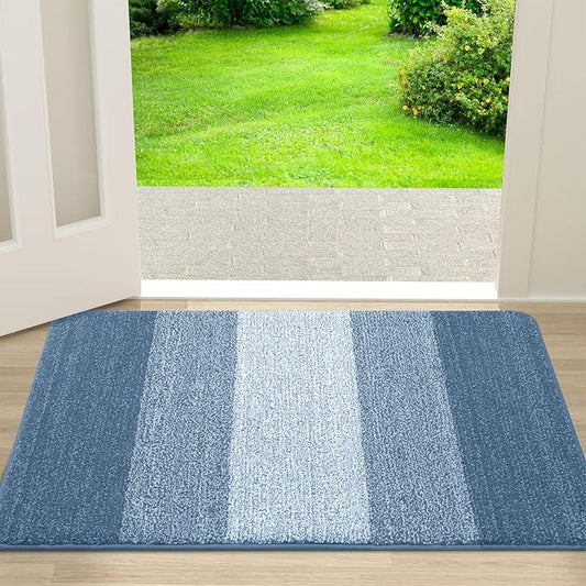 Kitinjoy Indoor Outdoor Door Mat, 30x17 Non-Slip Absorbent Dirt Trapper by Kitinjoy