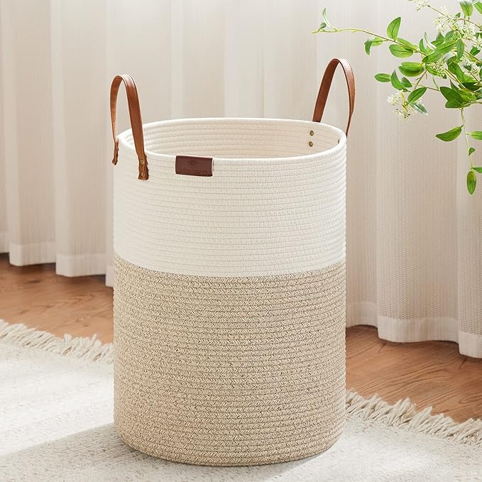 VIPOSCO Tall Laundry Basket, Large Dirty Clothes Hamper by VIPOSCO