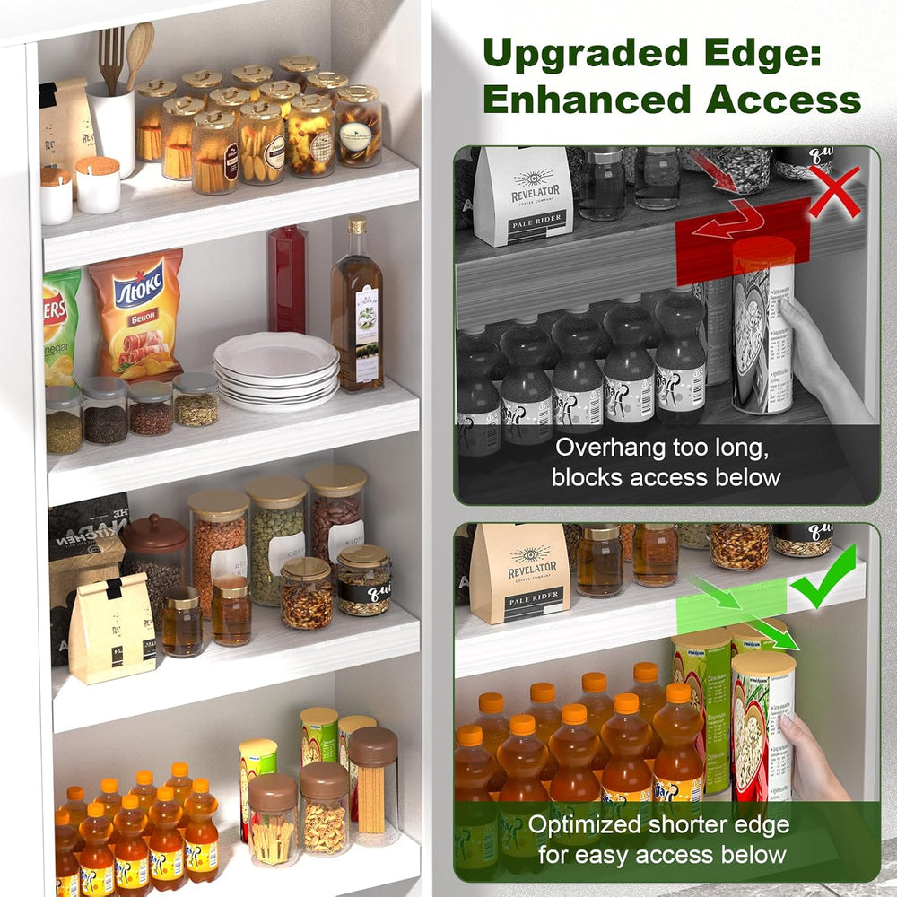 Wire Shelf Covers, PVC Wire Rack Covers for Pantry 24" W X 12" D
