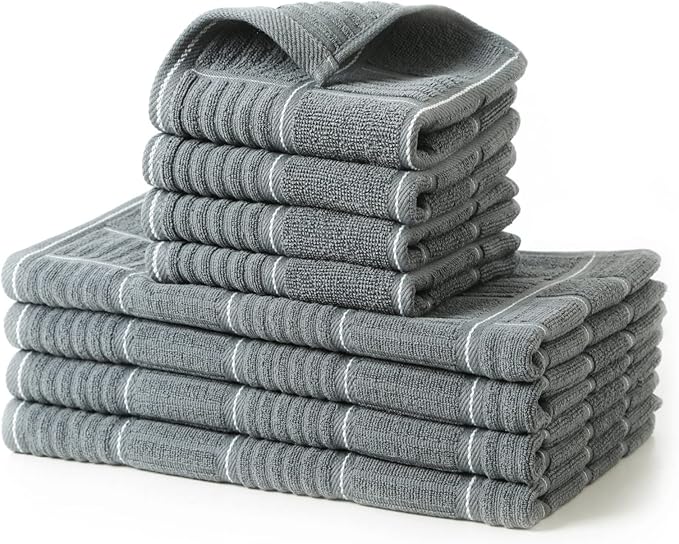 Glynniss Kitchen Towels and Dishcloths Set, Dish Towels and Dish Rags by Glynniss