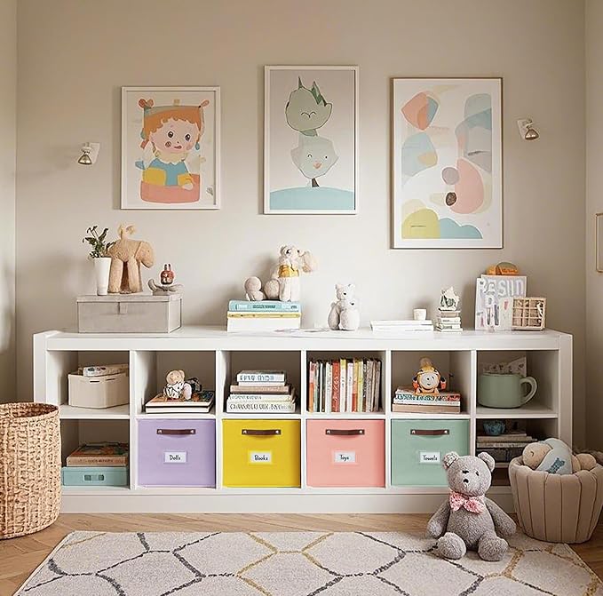 DECOMOMO Storage Cubes, Fabric Organizer Bins - Image 7