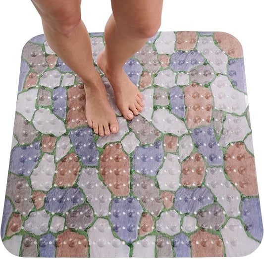 ENKOSI Extra Large Square Non Slip Shower Mat by ENKOSI