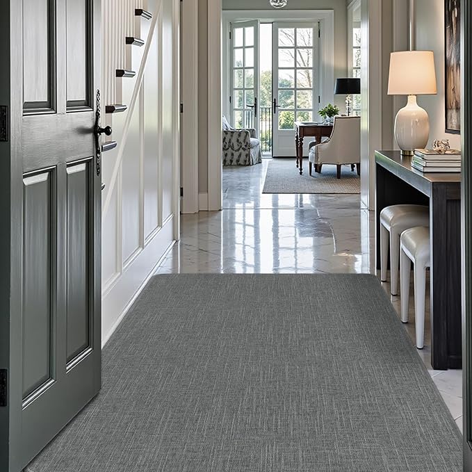 LUMI Ultra Thin Door Mat for Entryway, Easy Clean Welcome Entrance Mat for by LUMI