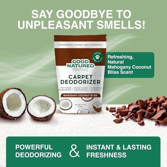 Good Natured Brand | Carpet Deodorizer & Freshener Powder | 31 oz Pet Odor - Image 2