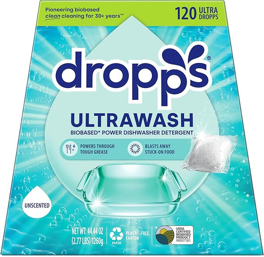 Dropps UltraWash Dishwasher Pods, Unscented by Dropps