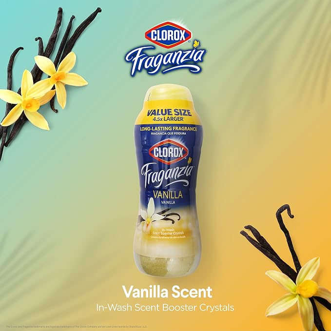 Clorox Fraganzia Laundry Scent Booster Crystals in Vanilla Scent - Image 2
