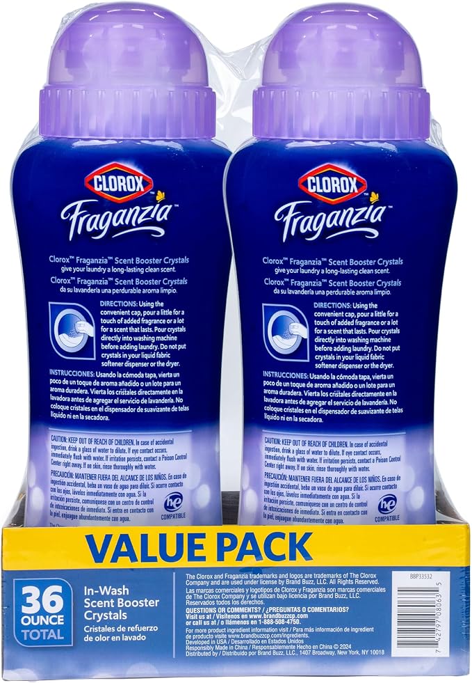 Clorox Fraganzia Laundry Scent Booster Crystals in Dreamy Jasmine Scent - Image 2