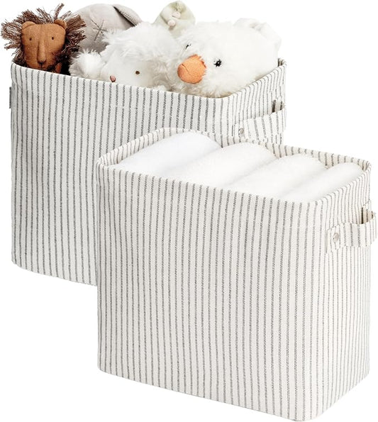 StorageWorks Narrow Storage Bins, Small Basket by StorageWorks