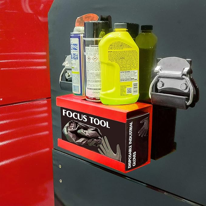 EMENTOL Magnetic Glove/Tissue Dispenser Holder, Mount onto Tool Box or in - Image 5