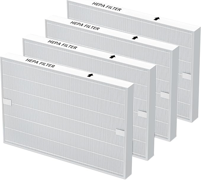 4 Pack AP-1512HH HEPA Filter Replacement by PETOX