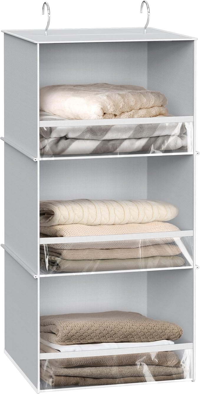 Simple Houseware 3 Shelf Hanging Closet Organizer by SimpleHouseware