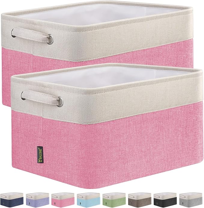 BALEINE 2 Pack Fabric Storage Bins by BALEINE