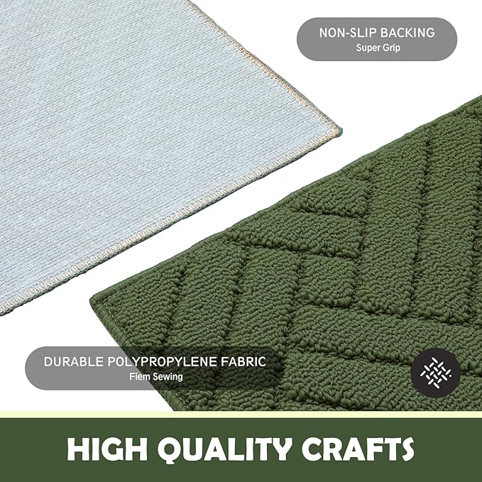 Door Mat Indoor Doormat, Entryway Rug Door Mats Non-Slip Rubber Backing - Image 4