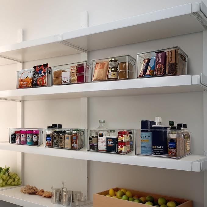 CLEARSPACE Plastic Pantry Organization and Storage Bins - Image 5