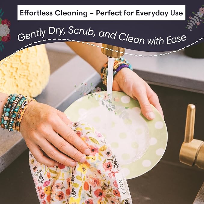 Microfiber Hand Towel & Washcloth Set of 2 - Image 5