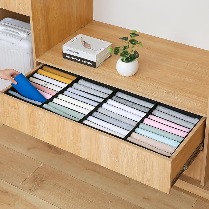 Qozary 4 Pack Drawer Organizers - Image 6