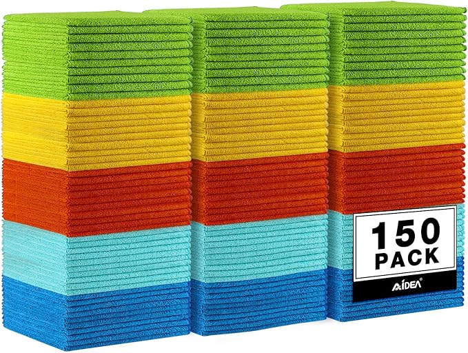 AIDEA Microfiber Cleaning Cloth, Microfiber Towels by AIDEAHOME