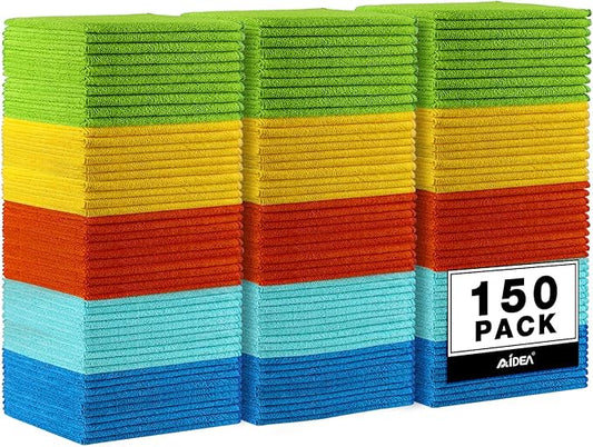 AIDEA Microfiber Cleaning Cloth, Microfiber Towels by AIDEAHOME