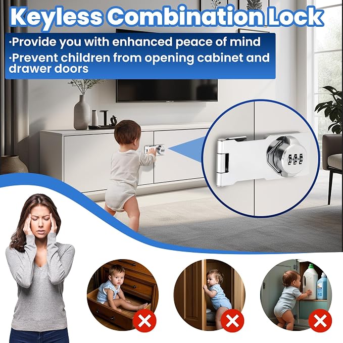 Keyless Cabinet Lock with Combination Code - Image 7