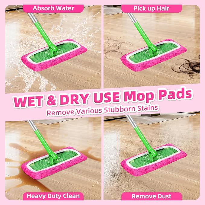 Reusable Mop Pads fit Swiffer Sweeper Mop - Image 4