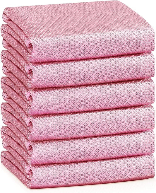 Streak Free Miracle Cleaning Cloths Easy Clean Nanoscale, Fish Scale Microfiber by VPMURUGA