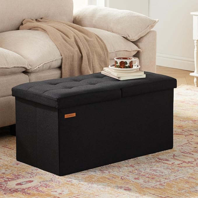 HAUSFRAU - 30 Inches Storage Ottoman Bench - Image 7