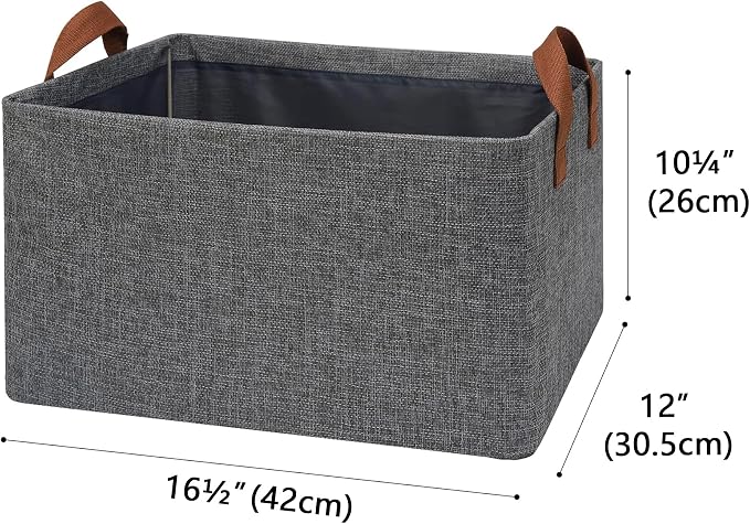 GRANNY SAYS Closet Storage Baskets, Collapsible Fabric Storage Bins - Image 6