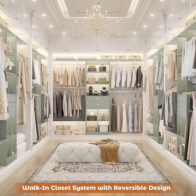 Closet System - 4.75-8FT Closet Organizer System - Image 9