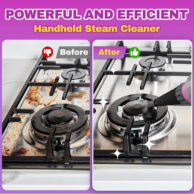 Pressurized Handheld Steam Cleaner, Portable Multi-Surface Cleaner - Image 5