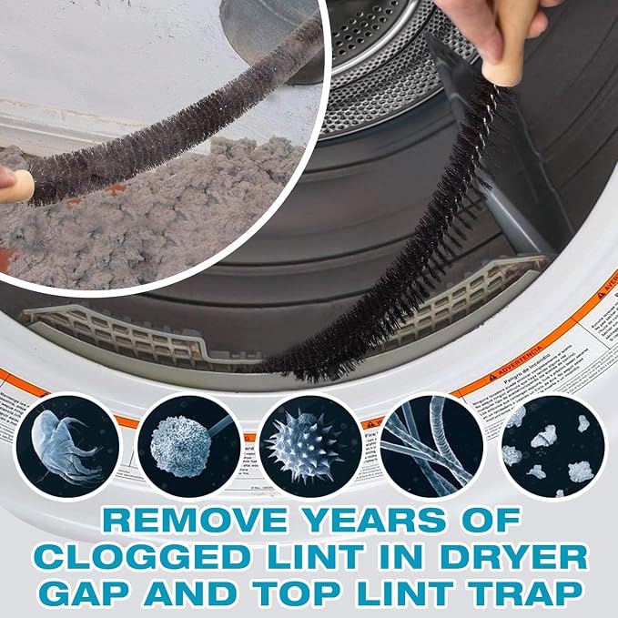 Sealegend 15-Piece 25-Feet Dryer Vent Cleaner Kit, Dryer Cleaning Tools - Image 5