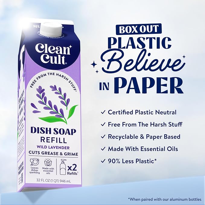 Cleancult Dish Soap Liquid Refills - Image 2