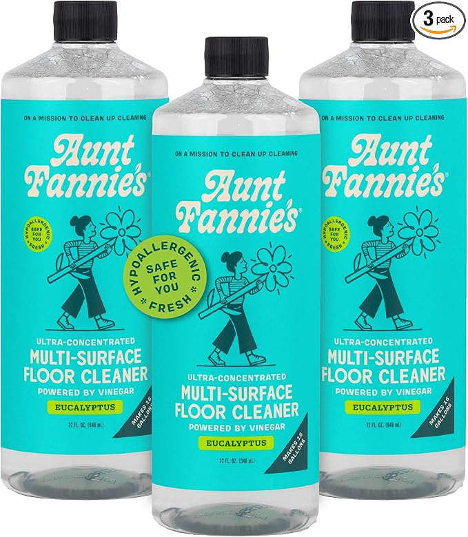 Aunt Fannie's Ultra Concentrated Floor Cleaner Vinegar Wash, Makes 16 Gallons by AuntFannies