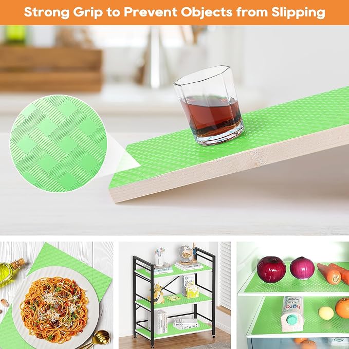 Fridge Liner Shelf Liners for Kitchen Cabinet Refrigerator Liners Waterproof & - Image 7