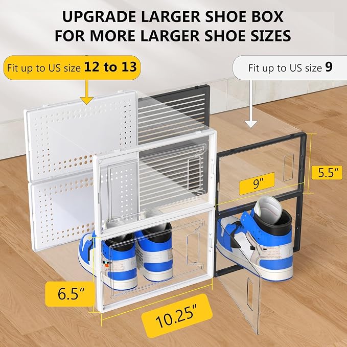 Secret Space 12 Pack XX Large Shoe Storage Organizer - Image 5
