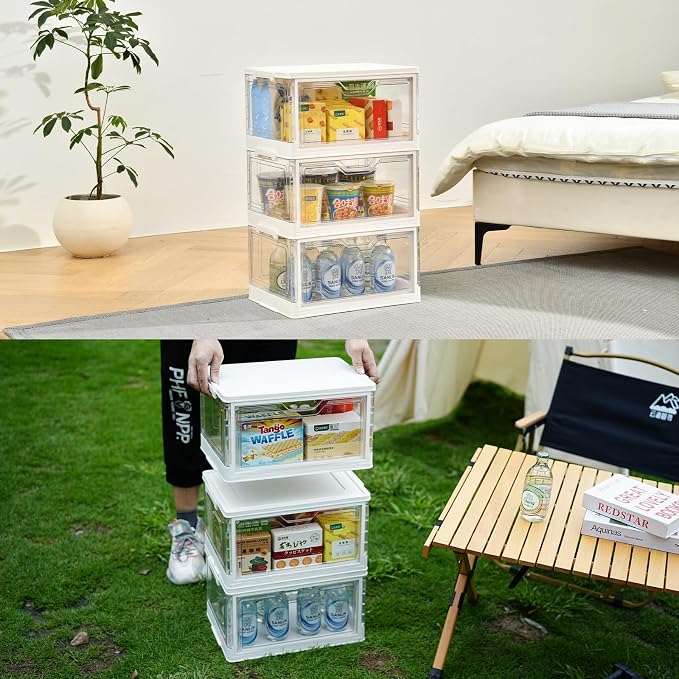 Stackable Plastic Storage Bins - Image 9