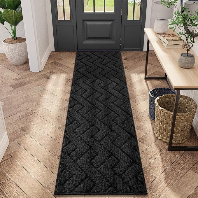 hicorfe Indoor Doormat, Front Back Door Mat Rubber Backing Non Slip Door Mats by Hicorfe