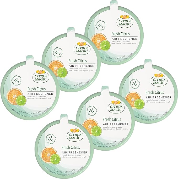 Citrus Magic Odor Absorbing Solid Air Freshener Fresh Citrus by CitrusMagic