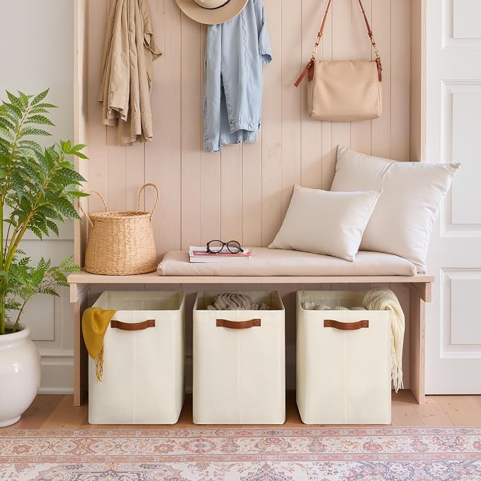 GRANNY SAYS Large Storage Baskets, Closet Storage Bins, Linen Closet organizers - Image 4