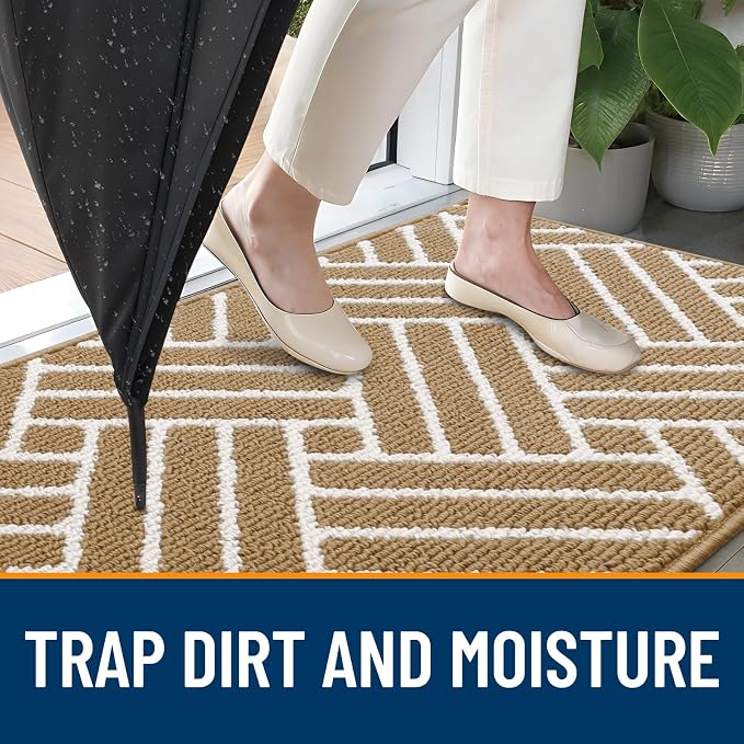 OLANLY Indoor Door Mat, 36x24 Inch, Dirt Resistant and Absorbent, Non-Slip - Image 2