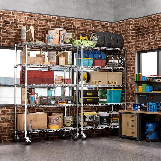 IZEUK 5-Tier Storage Shelving Unit - Image 6