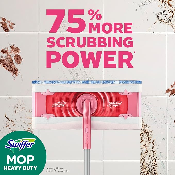 Swiffer Sweep and Mop Deluxe, Limited Edition Pink Wicked: - Image 10