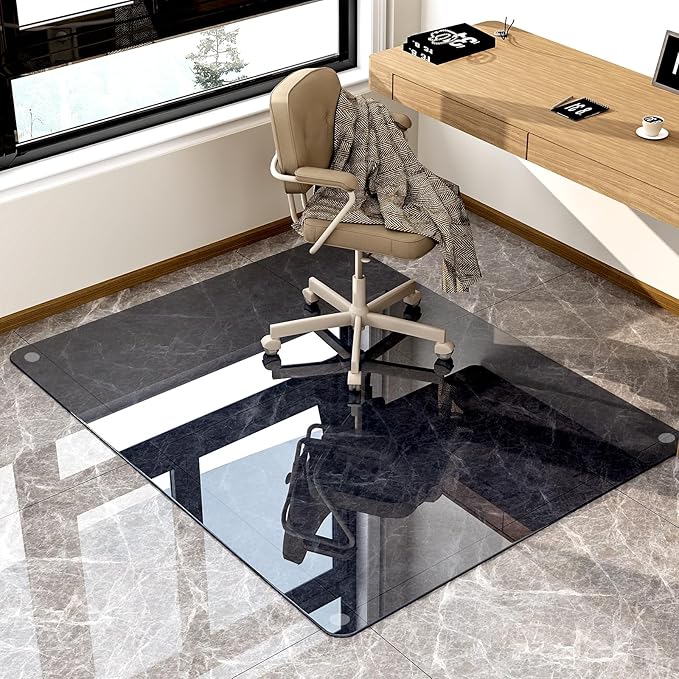 GLSLAND 46" × 55" Chair Mat – Durable Office Chair Mat on Carpet - Image 6