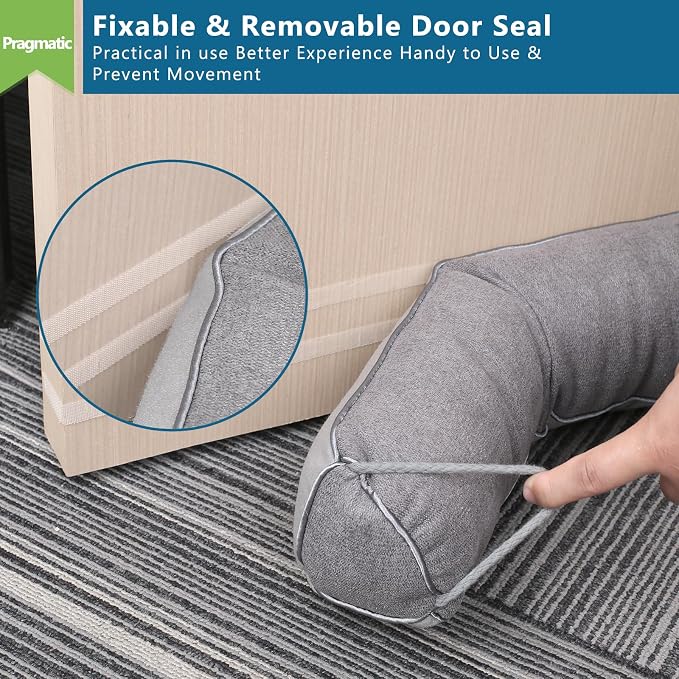 Triangular Under Door Draft Stopper 28 inch Heavy Duty Door Draft Blocker - Image 3