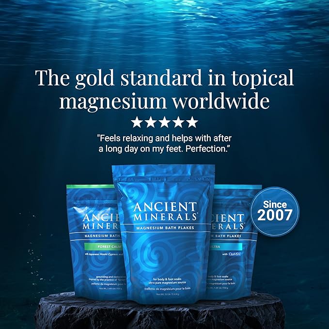 Ancient Minerals Magnesium Bath Flakes – Pure Zechstein Magnesium Chloride - Image 7