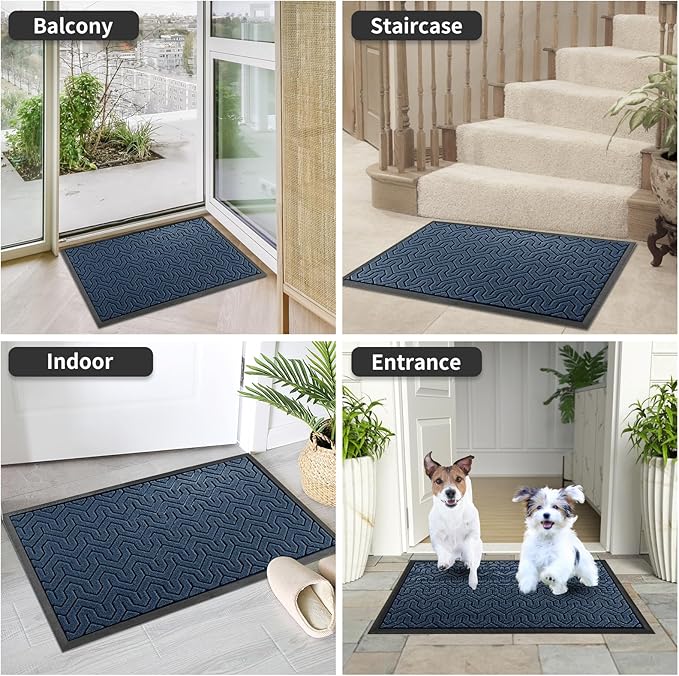 Yimobra Extra Large Door Mat Outside Entrance 60x32, Waterproof Heavy Duty - Image 7
